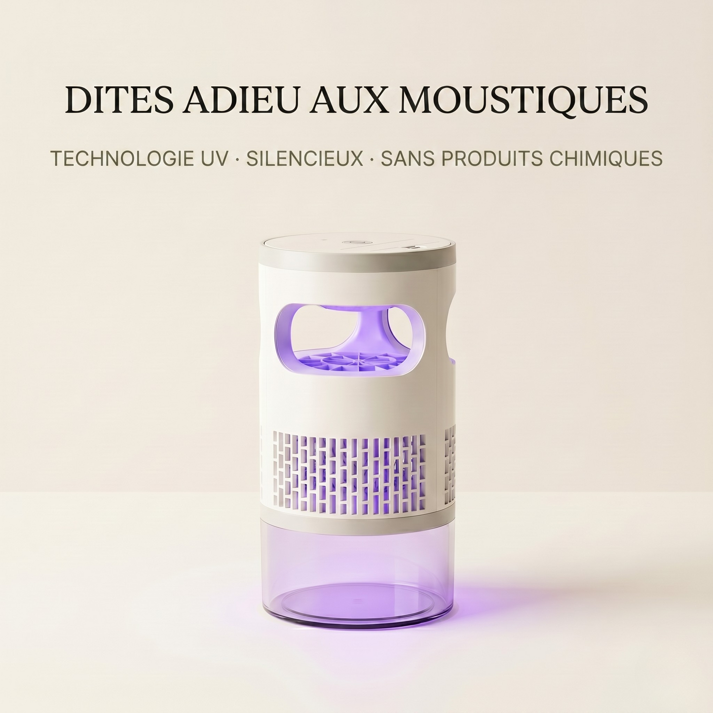 MosquiSafe Piège à Moustiques Silencieux