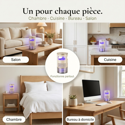MosquiSafe Piège à Moustiques Silencieux