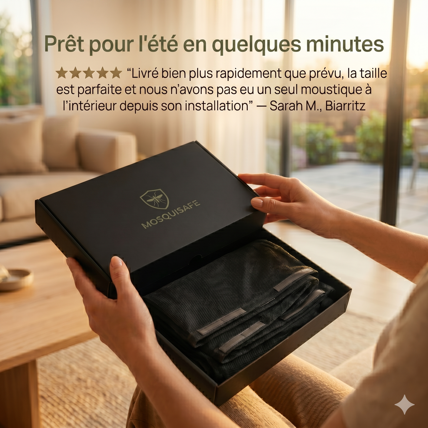 Mosquisafe V2 | Moustiquaire magnétique mains libres