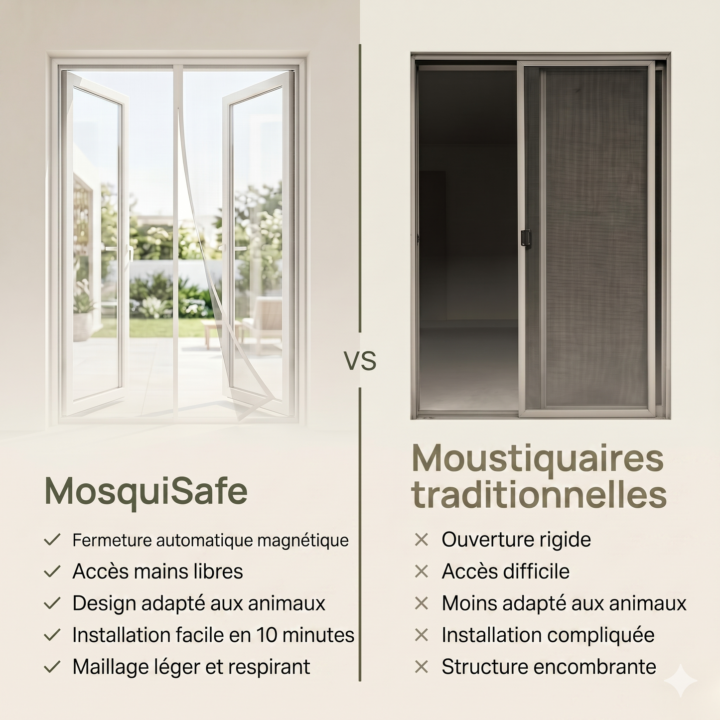 Mosquisafe V2 | Moustiquaire magnétique mains libres