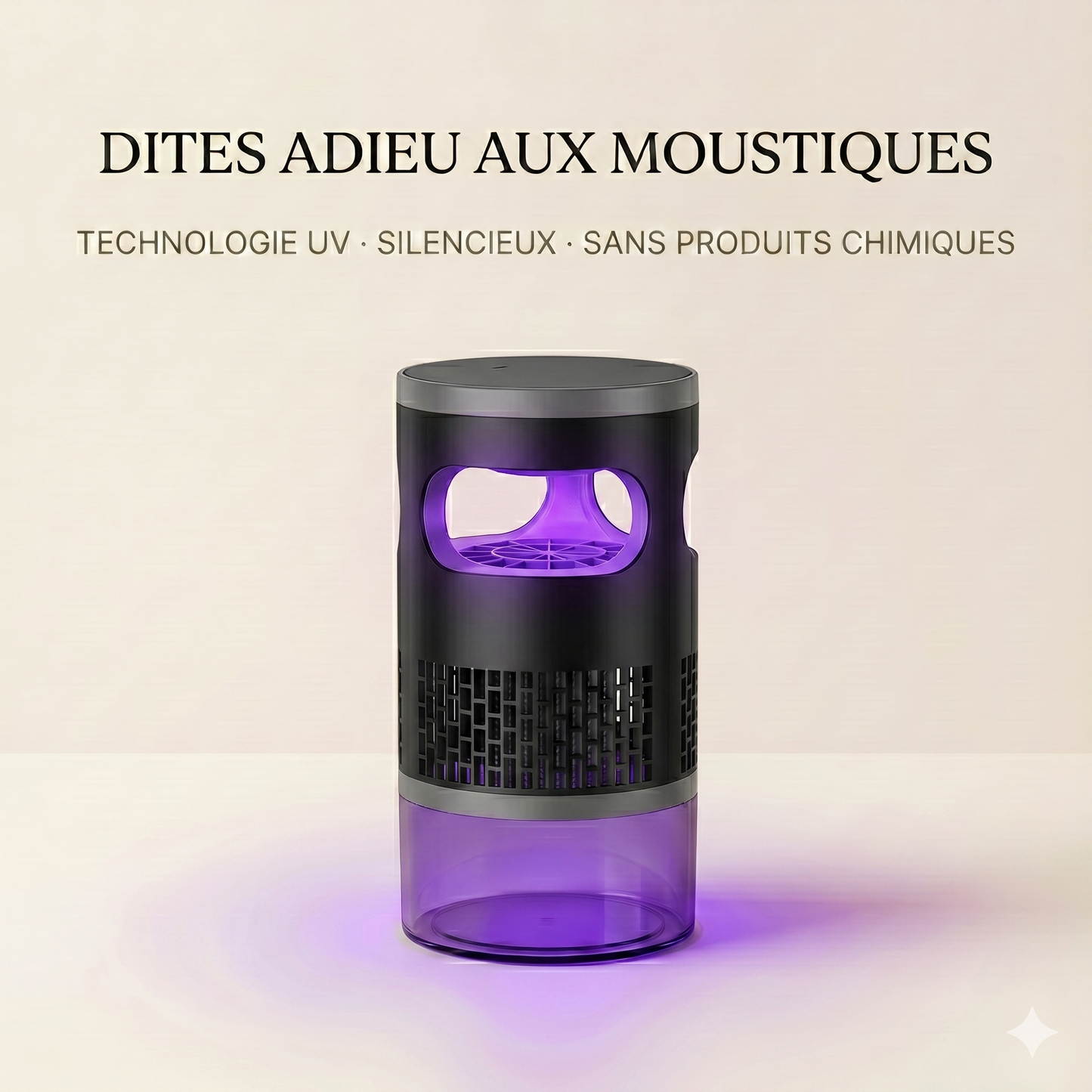 MosquiSafe Piège à Moustiques Silencieux