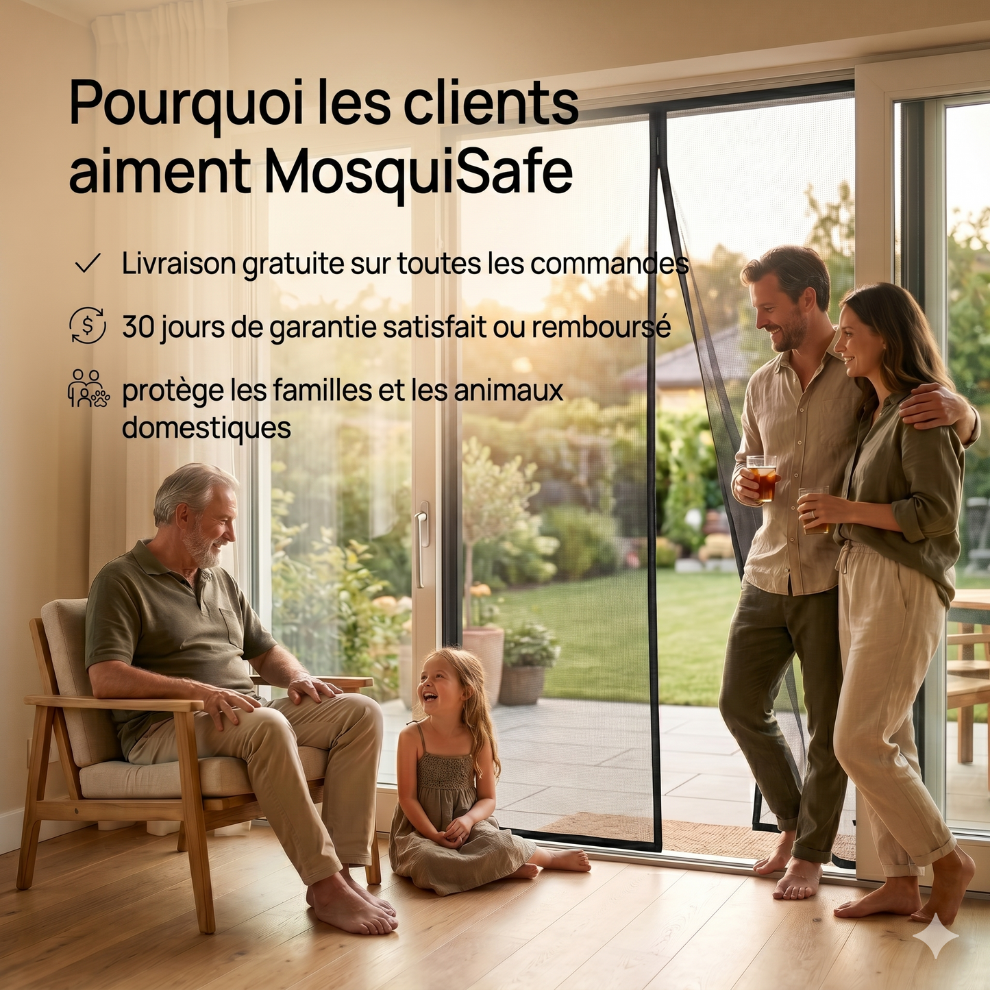 Mosquisafe V2 | Moustiquaire magnétique mains libres
