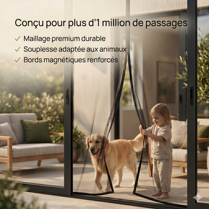Mosquisafe V2 | Moustiquaire magnétique mains libres