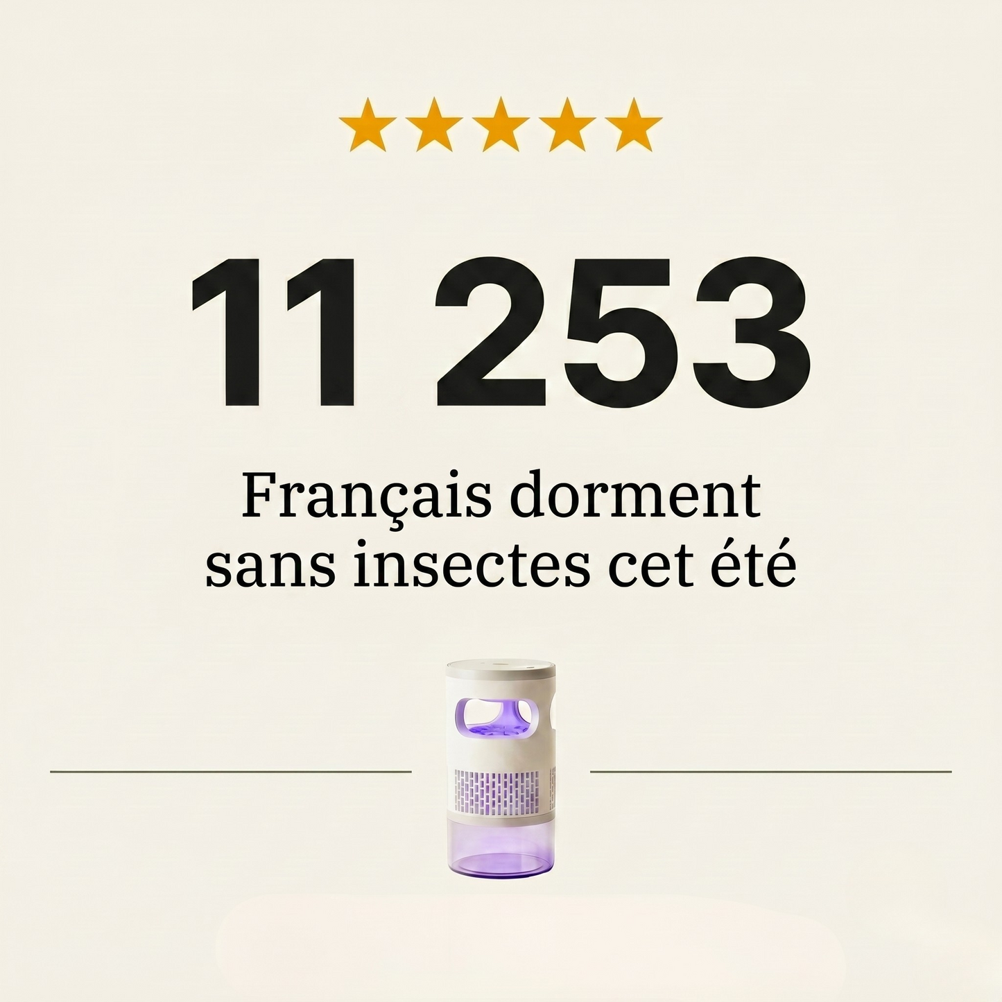 MosquiSafe Piège à Moustiques Silencieux