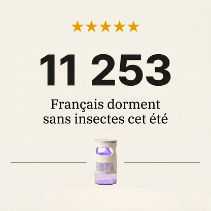 MosquiSafe Piège à Moustiques Silencieux