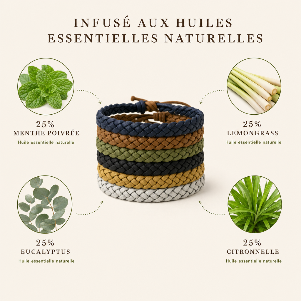Bracelets anti-moustiques Mosquisafe