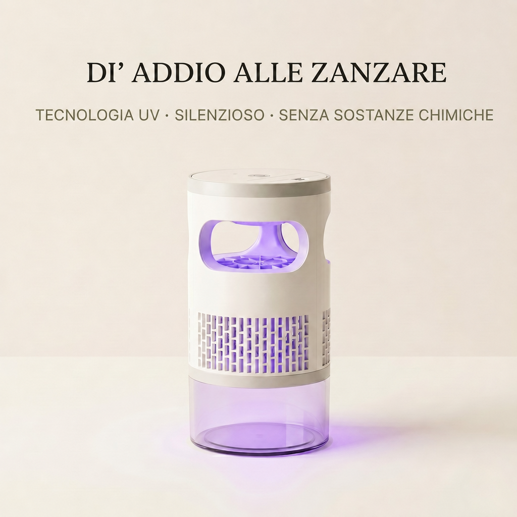 MosquiSafe Trappola Silenziosa per Zanzare