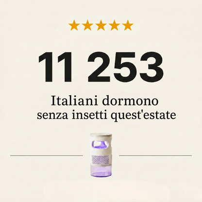 MosquiSafe Trappola Silenziosa per Zanzare